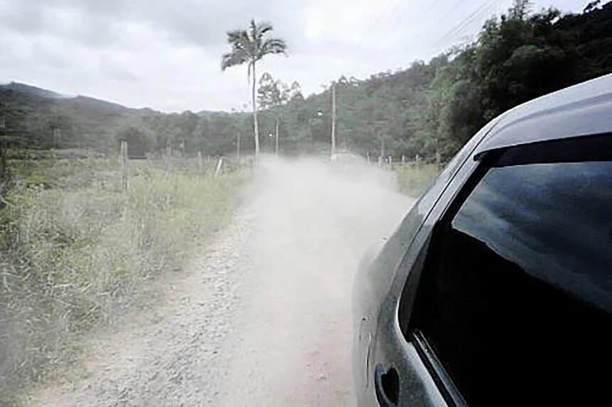 Arraial do Ouro Gaspar Estrada de Chão Poeira faz mal a saúde