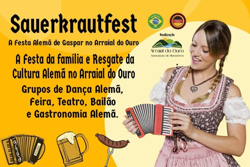 Sauerkrautfest 2026: A Festa Alemã de Gaspar no Arraial do Ouro